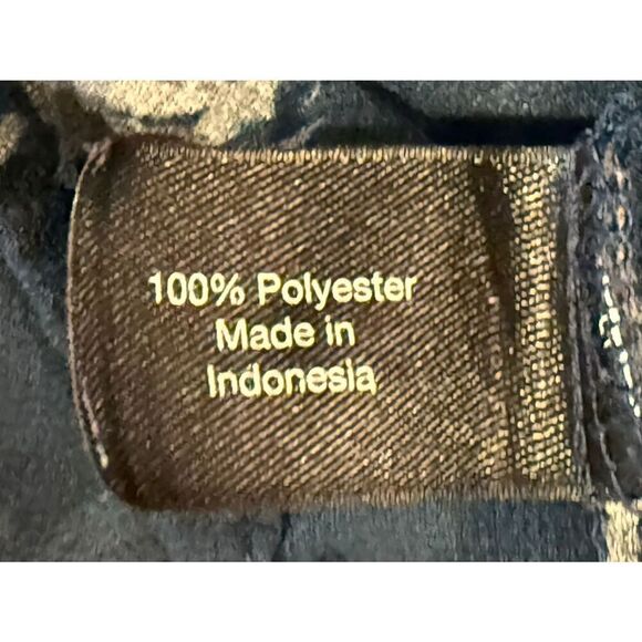 Lane Bryant Women’s Sheer Top Blue Floral V-Neck Blouse Size 18/20 - Picture 13 of 15